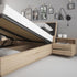 *Kensington 140cm Double Bed frame with lift up frame inc slats in Oak.